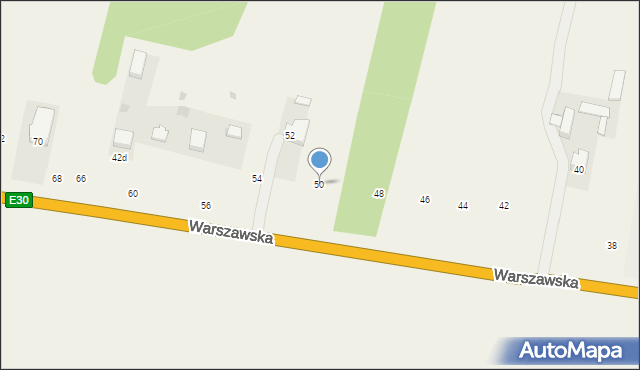 Bojmie, Warszawska, 50, mapa Bojmie