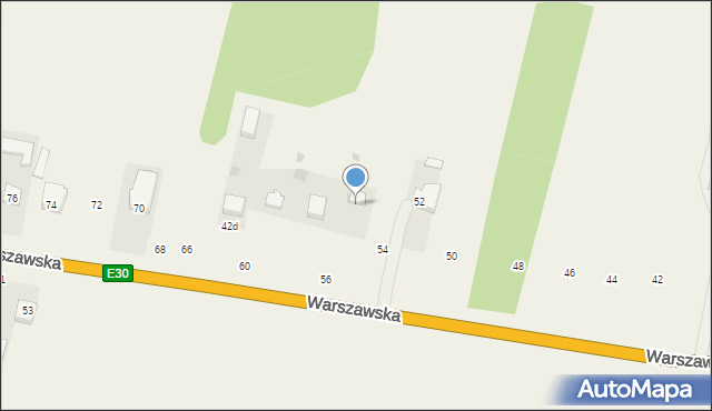 Bojmie, Warszawska, 56, mapa Bojmie