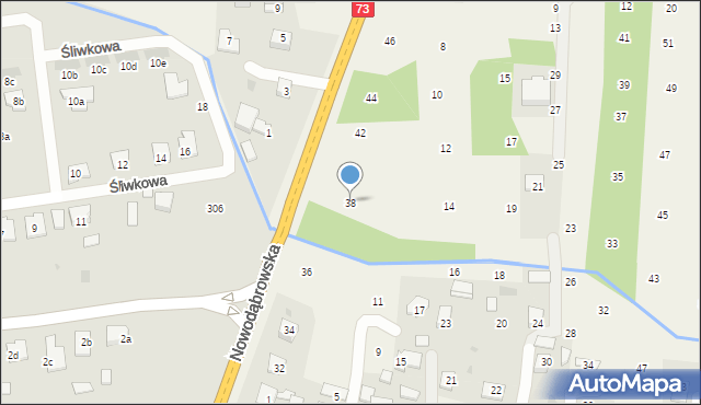 Brzozówka, Warszawska, 38, mapa Brzozówka