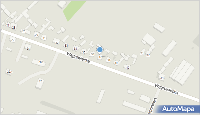 Budzyń, Wągrowiecka, 37, mapa Budzyń