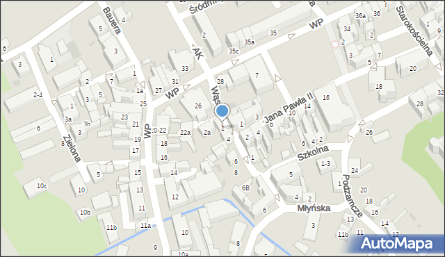 Bytów, Wąska, 2, mapa Bytów