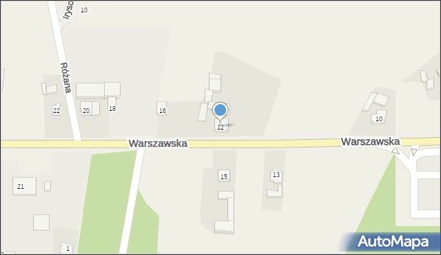 Chojęcin-Szum, Warszawska, 12, mapa Chojęcin-Szum