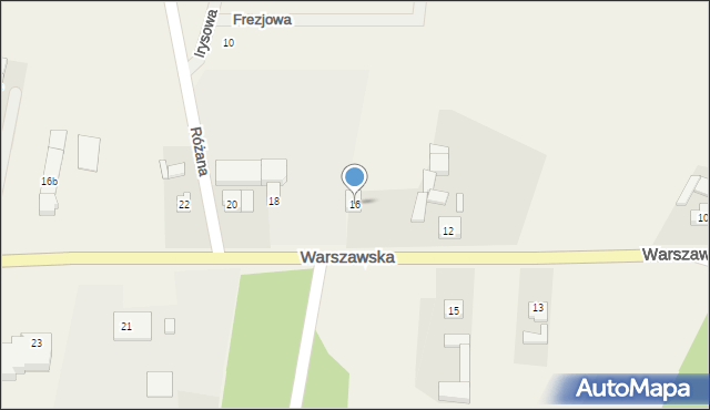 Chojęcin-Szum, Warszawska, 16, mapa Chojęcin-Szum
