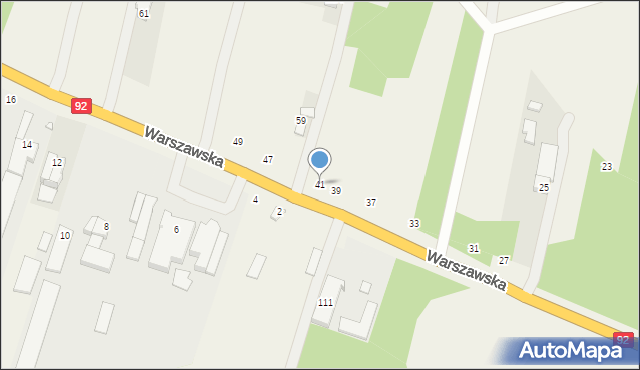 Choszczówka Stojecka, Warszawska, 41, mapa Choszczówka Stojecka