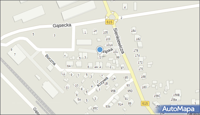 Ciechanów, Wąska, 1, mapa Ciechanów