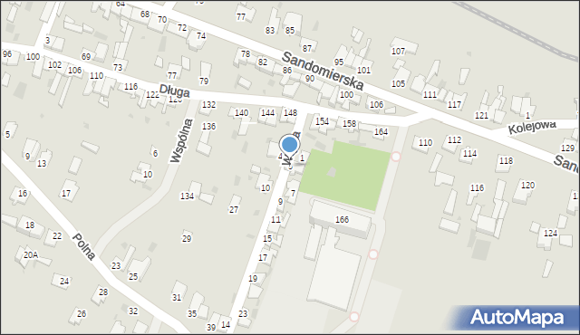 Ćmielów, Wąska, 5, mapa Ćmielów