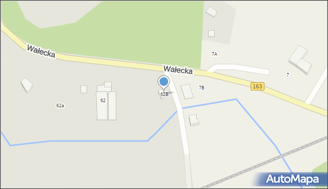 Czaplinek, Wałecka, 62B, mapa Czaplinek