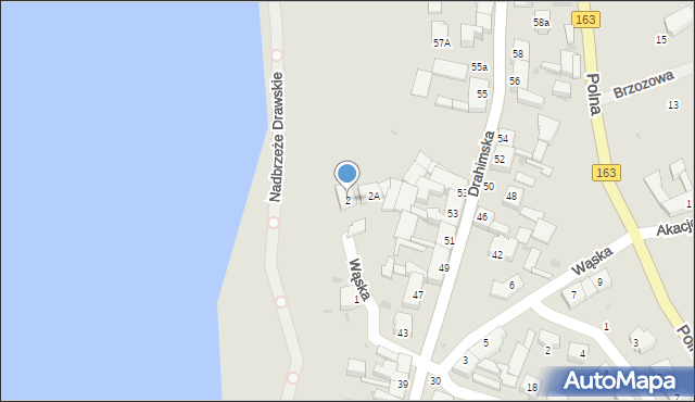 Czaplinek, Wąska, 2, mapa Czaplinek