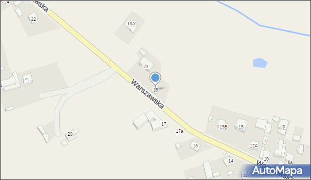 Czersk, Warszawska, 18, mapa Czersk