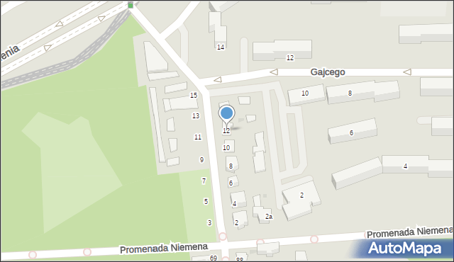 Częstochowa, Wańkowicza Melchiora, 12, mapa Częstochowy