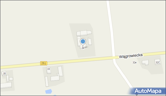 Damasławek, Wągrowiecka, 24, mapa Damasławek