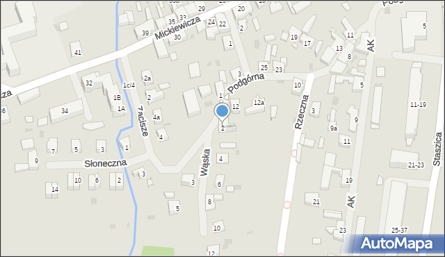 Dobrzany, Wąska, 2, mapa Dobrzany