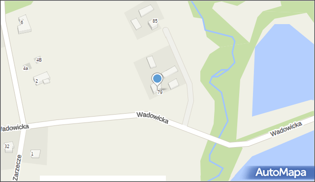 Frydrychowice, Wadowicka, 83, mapa Frydrychowice