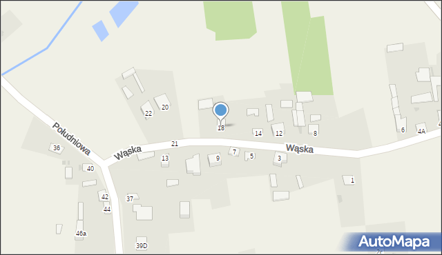 Garnek, Wąska, 18, mapa Garnek