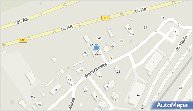 Gdańsk, Warszawska, 26, mapa Gdańska