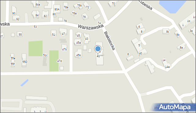 Gdańsk, Warszawska, 41, mapa Gdańska