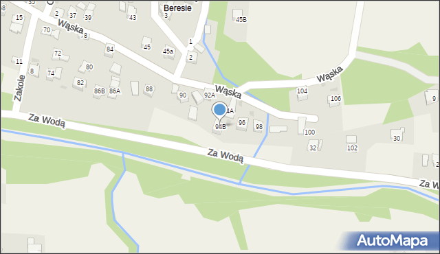 Gilowice, Wąska, 94B, mapa Gilowice