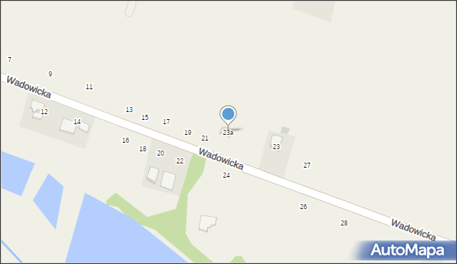 Głębowice, Wadowicka, 23a, mapa Głębowice