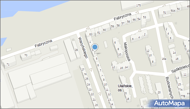 Gorzów Wielkopolski, Waryńskiego Ludwika, 4, mapa Gorzów Wielkopolski