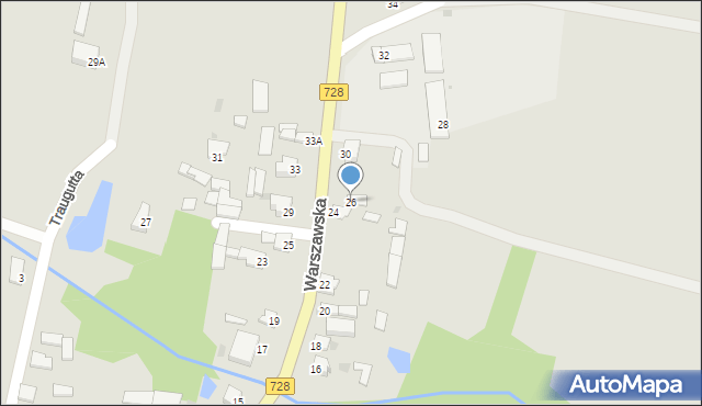 Gowarczów, Warszawska, 26, mapa Gowarczów