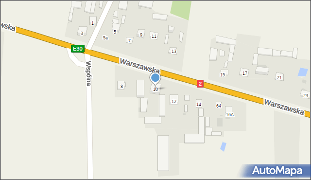 Grochówka, Warszawska, 10, mapa Grochówka