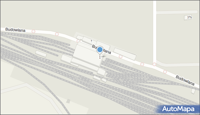 Inowrocław, Warsztatowa, 1, mapa Inowrocławia