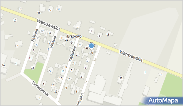 Izbica Kujawska, Warszawska, 30, mapa Izbica Kujawska