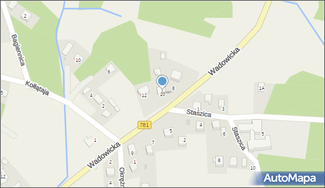 Jankowice, Wadowicka, 10, mapa Jankowice