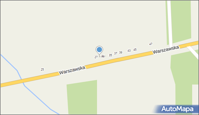 Janów, Warszawska, 29, mapa Janów