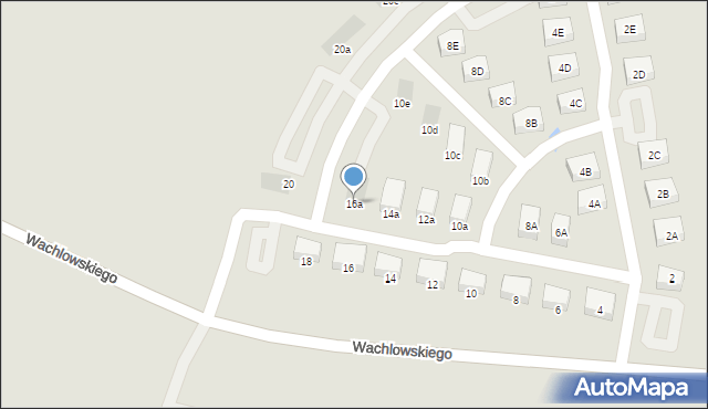 Jaworzno, Wachlowskiego Kamila, 16a, mapa Jaworzno