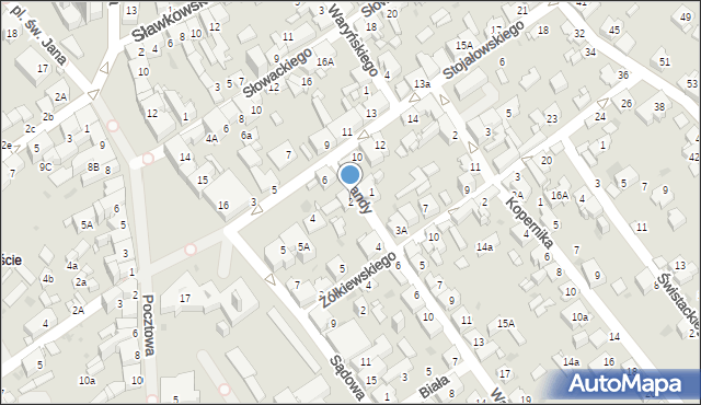 Jaworzno, Wandy, 2, mapa Jaworzno