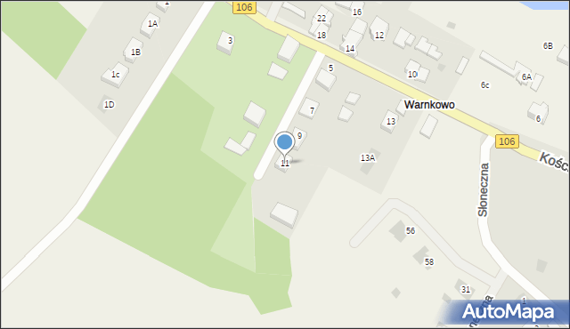 Karsk, Warnkowo, 11, mapa Karsk