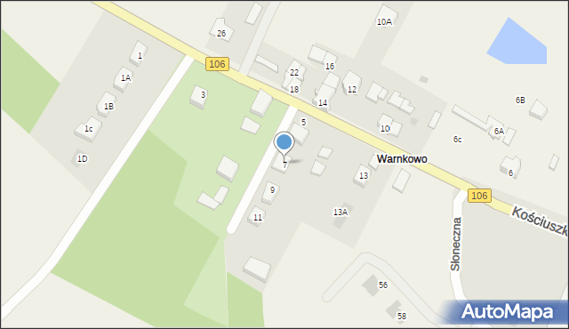 Karsk, Warnkowo, 7, mapa Karsk