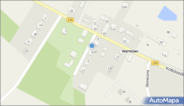 Karsk, Warnkowo, 7, mapa Karsk