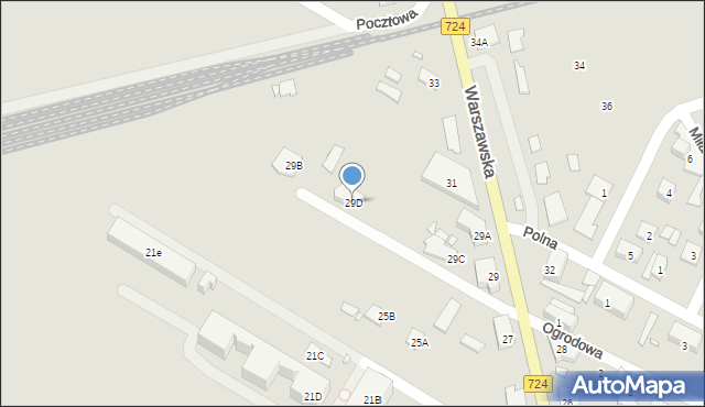 Konstancin-Jeziorna, Warszawska, 29D, mapa Konstancin-Jeziorna