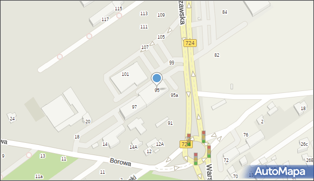 Konstancin-Jeziorna, Warszawska, 95, mapa Konstancin-Jeziorna
