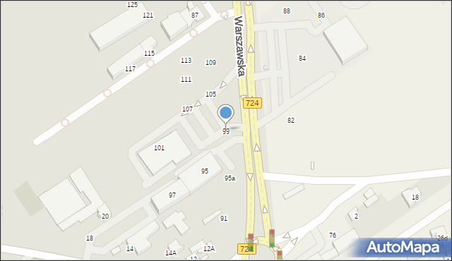 Konstancin-Jeziorna, Warszawska, 99, mapa Konstancin-Jeziorna