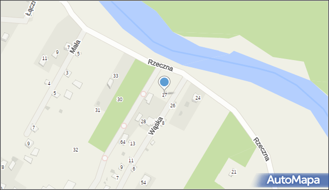 Kosewko, Wąska, 17, mapa Kosewko