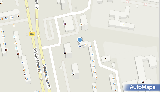 Koszalin, Wańkowicza Melchiora, 5g, mapa Koszalina