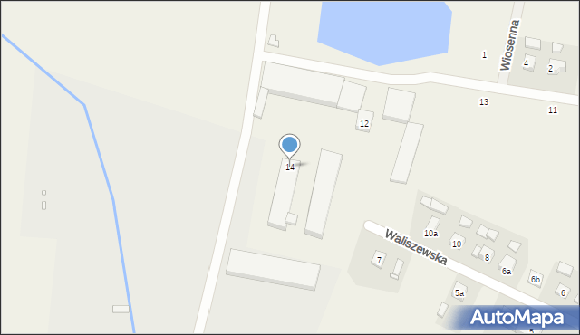 Kotlin, Waliszewska, 14, mapa Kotlin