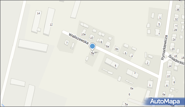 Kotlin, Waliszewska, 5a, mapa Kotlin