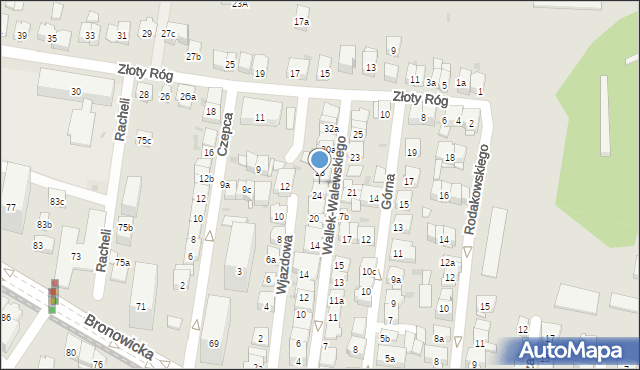 Kraków, Wallek-Walewskiego Bolesława, 26, mapa Krakowa