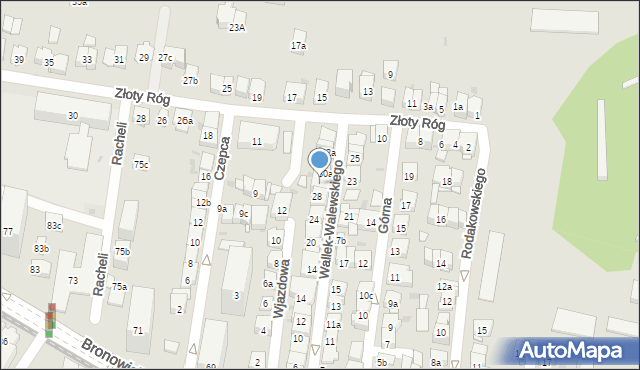 Kraków, Wallek-Walewskiego Bolesława, 30, mapa Krakowa