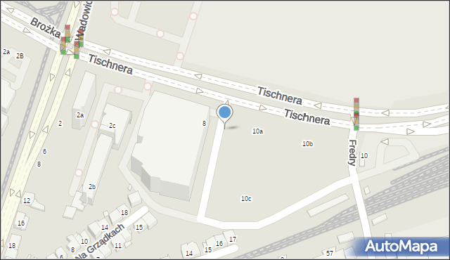 Kraków, Wadowicka, 48a, mapa Krakowa