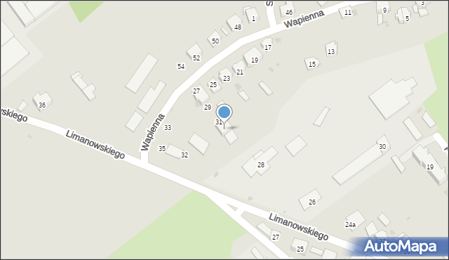Krapkowice, Wapienna, 31a, mapa Krapkowice