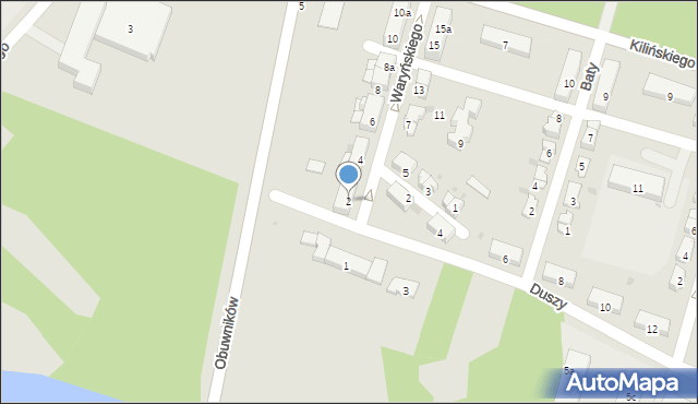 Krapkowice, Waryńskiego Ludwika, 2, mapa Krapkowice