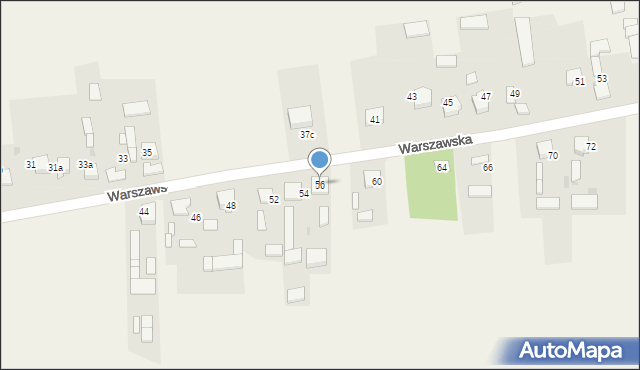 Krasice, Warszawska, 56, mapa Krasice