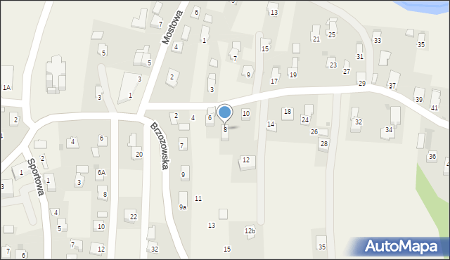 Krościenko Wyżne, Wąska, 8, mapa Krościenko Wyżne