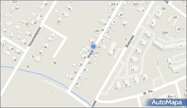 Kutno, Wąska, 21, mapa Kutno