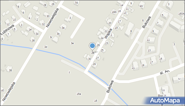 Kutno, Wąska, 28, mapa Kutno